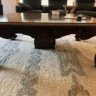 Wooden coffee table
