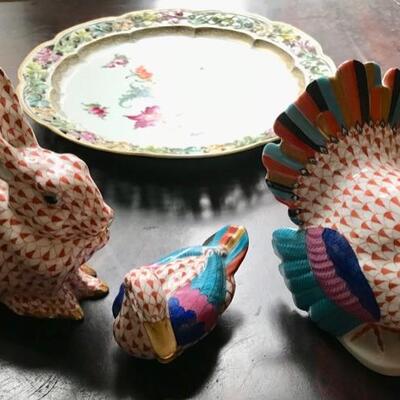 Herend rabbit $100 chipped
Herend duck $75
Herend turkey $195 SOLD
