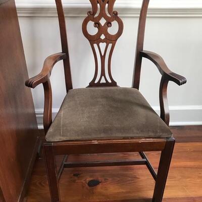 Chippendale style dining armchair $115