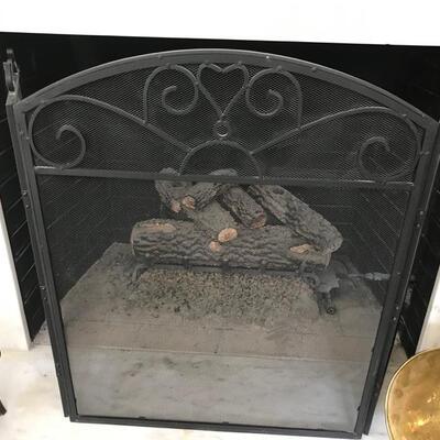 Caste iron fire screen $145
52 X 32