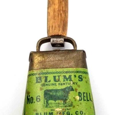 Blum's Genuine Kentucky No. 6 Cow Bell