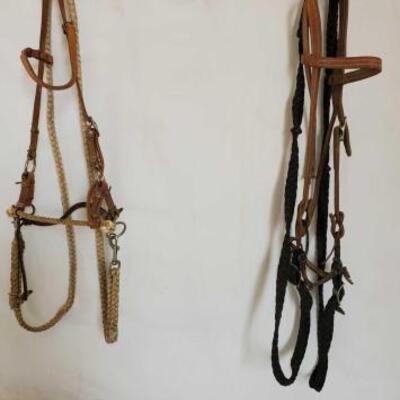 121	

Complete Training Side Pull Bridle and a Ring Snaffle Bridle
Complete Training Side Pull Bridle and a Ring Snaffle Bridle