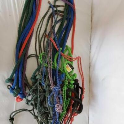 423	

10 New Knotted Ranch Rope Halters with 6ft Lead Ropes Attached
10 New Knotted Ranch Rope Halters with 6ft Lead Ropes Attached
Misc...