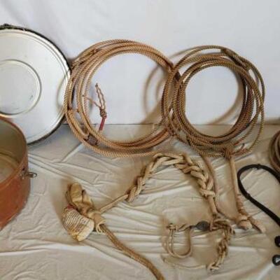 84	

Break-away Ropes and Brown Metal Rope can
Break-away Ropes and Brown Metal Rope can