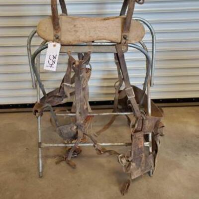 Lot 334 

Vintage Sawbuck Pack Saddle

Sells at  the Bid Fast and Last Earl and Rhonda's End of an Era Saddle Horse and Tack Auction...