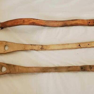 411	

Three Cowboy Harness Leather Hobbles
Three Cowboy Harness Leather Hobbles