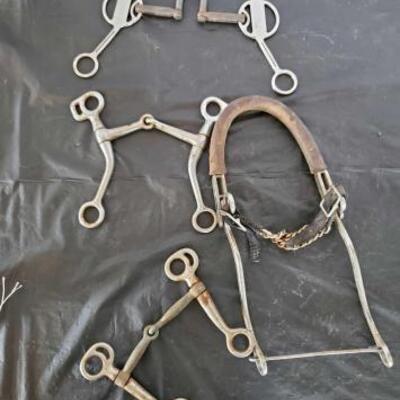 149	

Four Bits, Snaffles, Correctional and a Hackamore Bit
Four Bits, Snaffles, Correctional and a Hackamore Bit