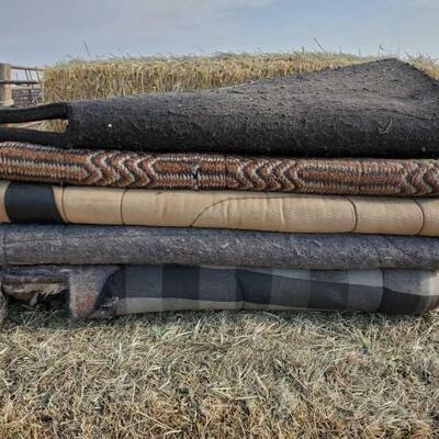 179	

Five Saddle Pads
Five Used Saddle Pads