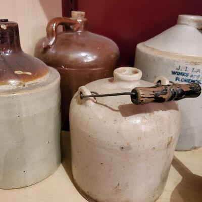 antique jugs/crocks
