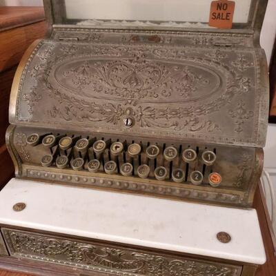 Antique National cash register