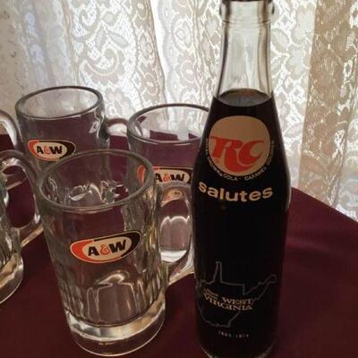Rootbeer Mugs and RC Bottle