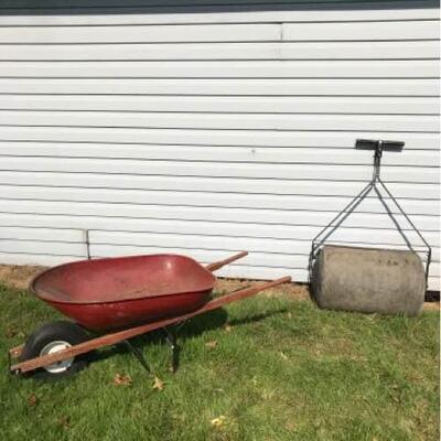 Wheelbarrow and Poly Roller