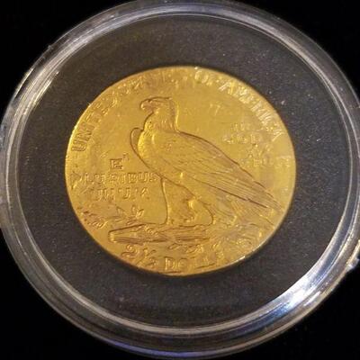 1928 Gold Indian Head Quarter Eagle