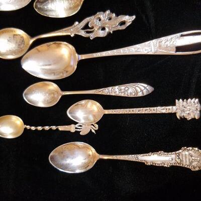Sterling Souvenir Spoon Collection