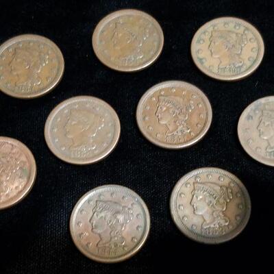Large Cent Collection