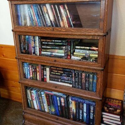 Books & antique Lawyers bookcase.