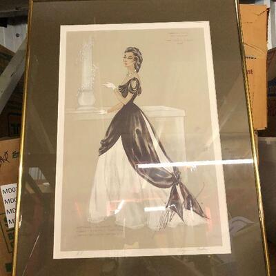https://www.ebay.com/itm/124403655978	KG0080F Signed Artist Proof; Irene Lentz - Gibbons MGM Movie Costume Design Virginia Fisher...