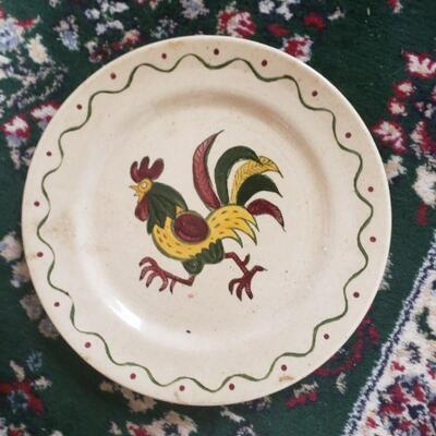 https://www.ebay.com/itm/114483921290	LAR1017A Poppytrail Metlox Rooster (6) 10 inch Plate Dish Pickup Only		 Auction 
