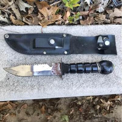 Hunting Knife with Compass