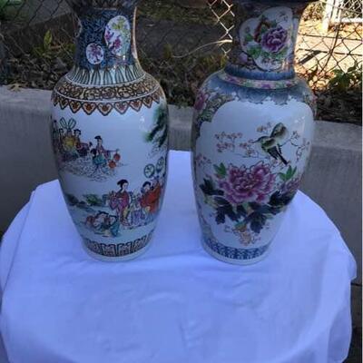 Beautiful Asian Ceramic Vases