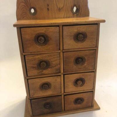 Wood Spice Cabinet
