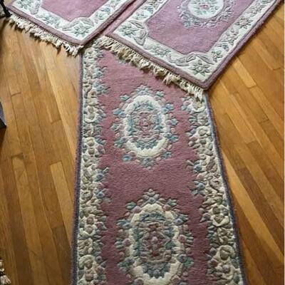 Trio of Lovely Area Rugs