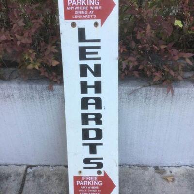Wood Parking Sign from Lenhardt's