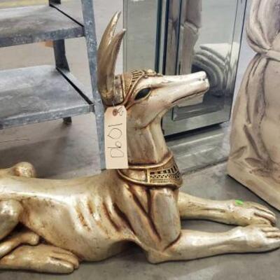 #1090 • Egyptian Dog Statue