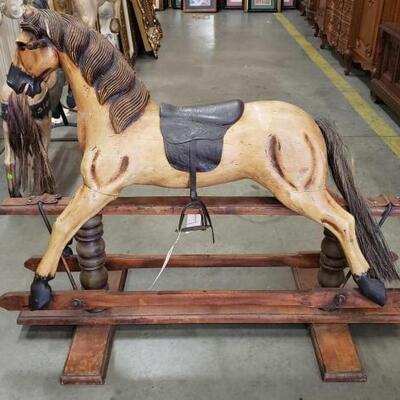 
#1122 • Rocking Horse measures approx 40x20x36