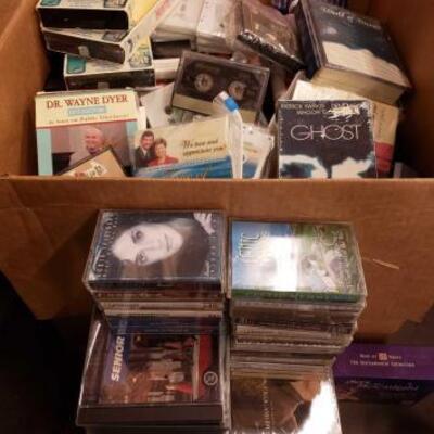 
#2522 • CDs, Cassettes, and VHS Tapes