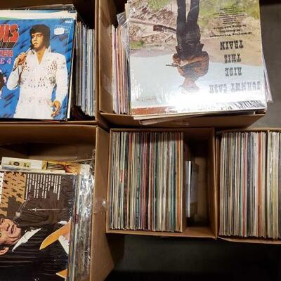 
#2526 • Vinyl Albums, 5 Boxes Full!