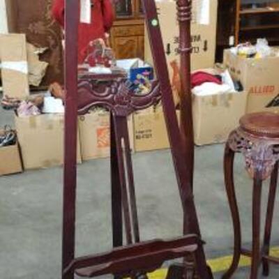 
#1062 • Painting Easel, Coat Rack