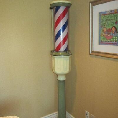 Original Barber Shop Pole & Stand Works  