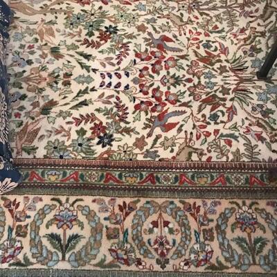 Tabriz oriental rug tree of life $3,800
reserve
180 X 120