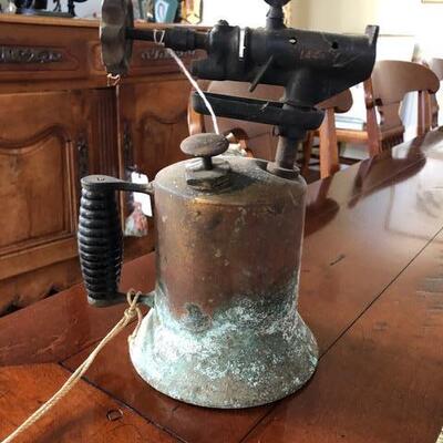 Vintage copper blow torch $35