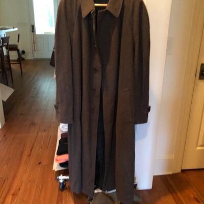 Man’s Armani Overcoat $175
Size 42 Long, purchased at Neiman Marcus