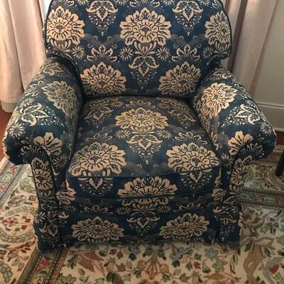 Blue and cream floral armchair $295
36 X 42 X 36