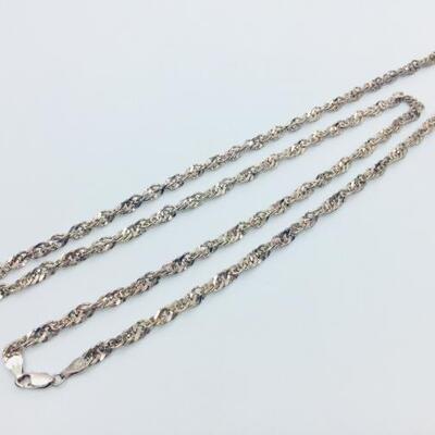 Lot 086-JT2: Sterling Chain 
