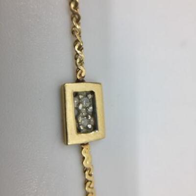 Lot 018-JT2: Diamond Accented Bracelet 
