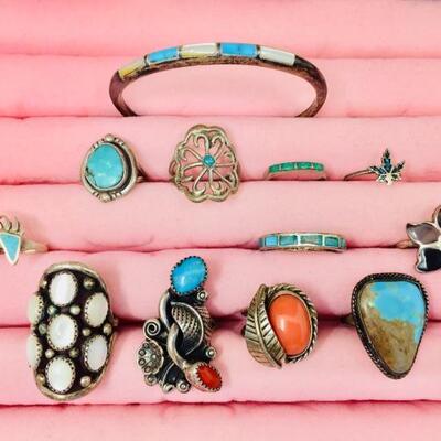 Lot 058-JT2: Native American-styled Jewelry 
