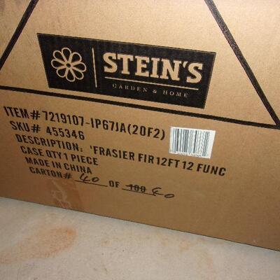 Stein's 12ft Frasier Fir Xmas tree