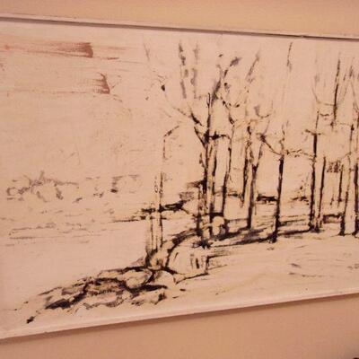 Original abstract landscape by Reke