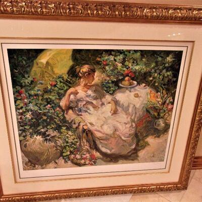 Limited signed serigraph by Jose Royo