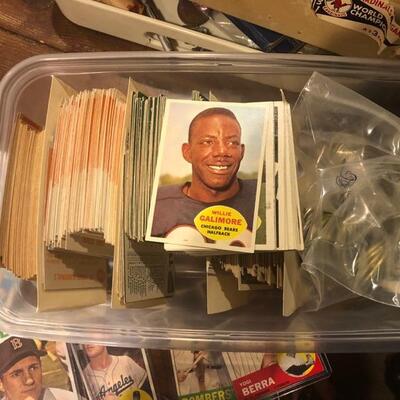 1960's football trading cards