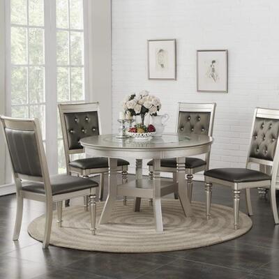 This is a stock picture of the brand new unopened dining set from Poundex