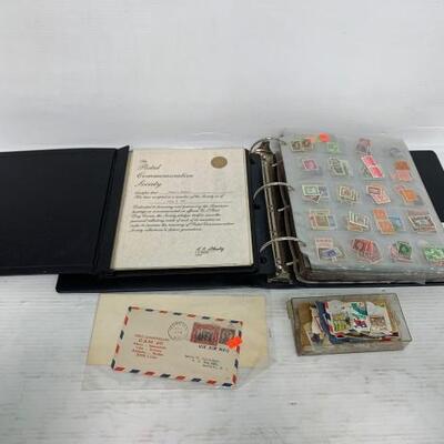 2026	

2 Binders Of Stamps
Foreign And Domestic Stamps. Includes Adolf Hitler, Nazi Germany, Egypt, Australia, Football, Olympics,