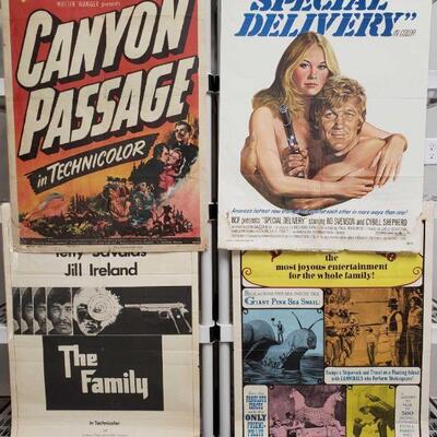 1210	

4 Vintage Movie Posters
Includes Doctor Dolittle, Canyon Passage, The Family, And Special Delivery