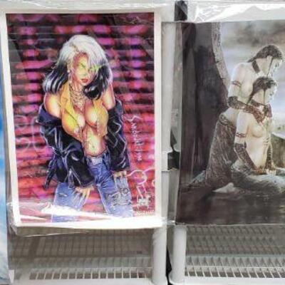 1110	

Superwoman Poster, London Night Poster, And Luis Royo Poster
Measurements Range approx 26
