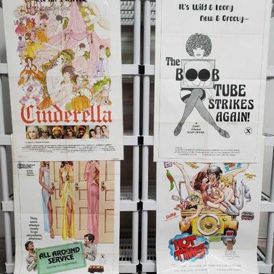 1118	

4 X Rated Posters
Includes Hot Times, All Around Service, Cinderella, And Boob Tube Strikes Again