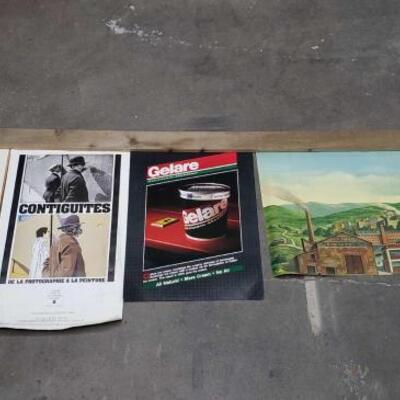 1448	

4 Posters
Includes GelÃ¡re, Contiguites, And More. Ranging In Size From: 21" x 41" - 24" x 18"